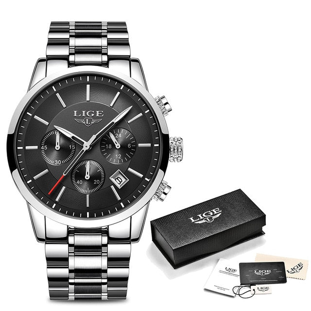 Full Steel Analog Quartz Watch - Shopeasywear