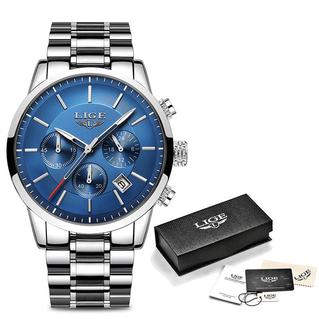 Full Steel Analog Quartz Watch - Shopeasywear