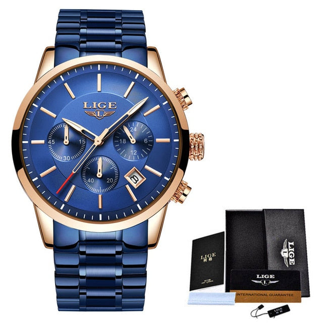 Full Steel Analog Quartz Watch - Shopeasywear