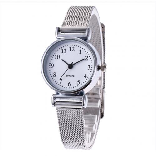 Small Casual Silver Mesh Belt Watch - Shopeasywear