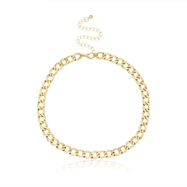 Fashion Link Chain Choker - Shopeasywear