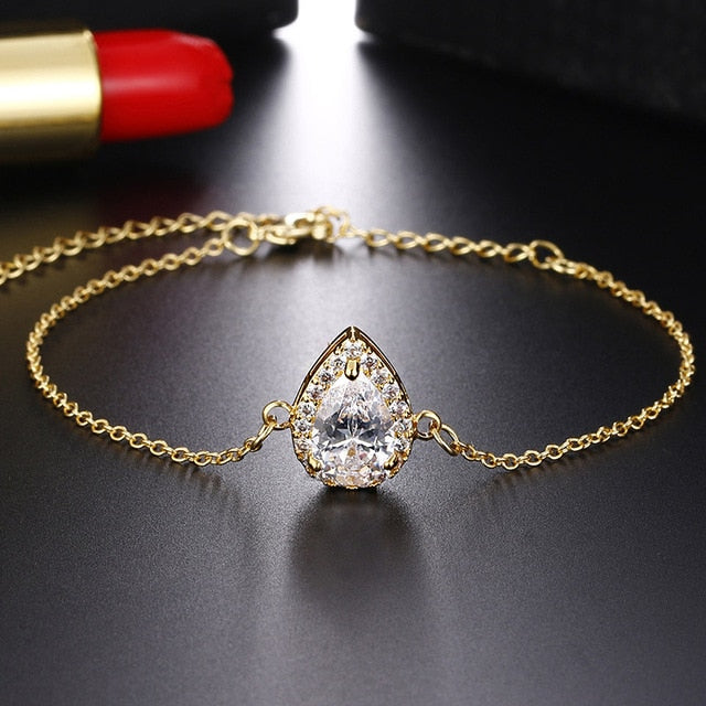 Water Drop Wedding Jewelry Sets