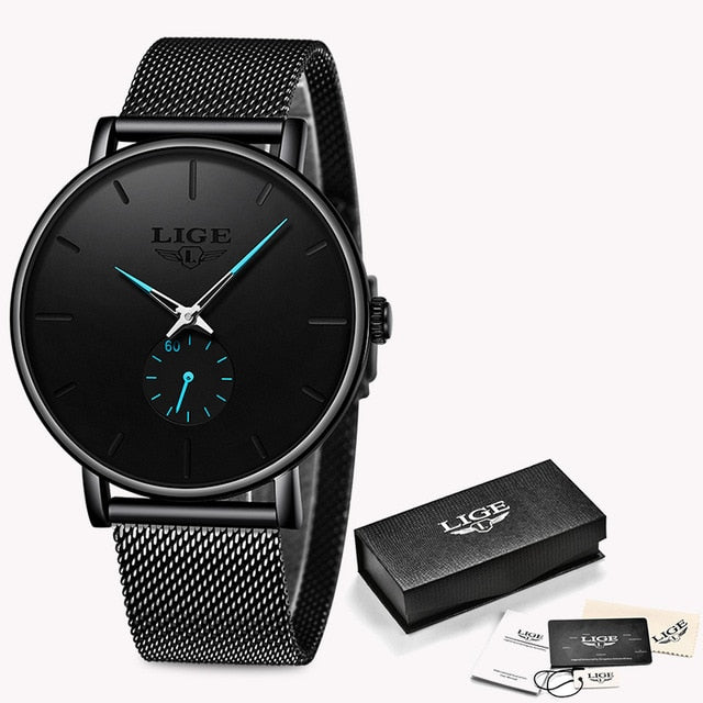 Reloj New LIGE Women Luxury Brand Watch Simple Quartz Clock Lady Waterproof Wristwatch Female Fashion Casual Watches Reloj Mujer - Shopeasywear