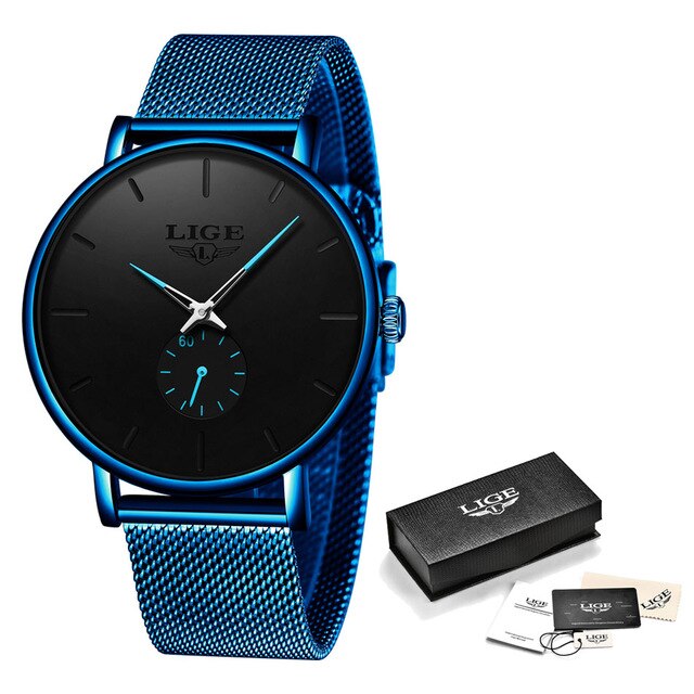 Reloj New LIGE Women Luxury Brand Watch Simple Quartz Clock Lady Waterproof Wristwatch Female Fashion Casual Watches Reloj Mujer - Shopeasywear