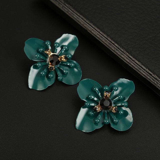 Multicolor Metal Drop Earrings for Women Vintage Exaggeration Geometric earring Bohemian Earring Wedding Jewellery - Shopeasywear