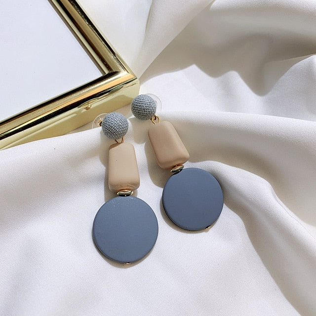 Acrylic Acetate Drop Earrings - Shopeasywear