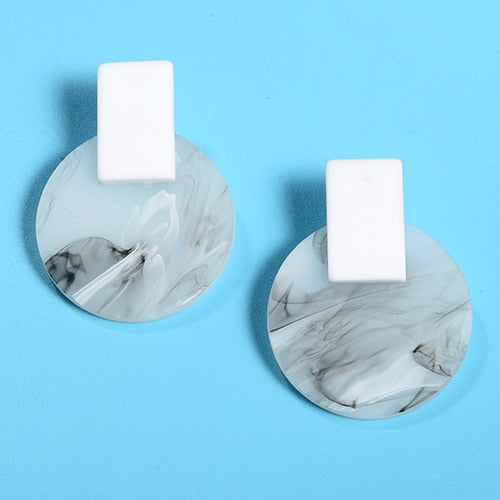 Acrylic Acetate Drop Earrings - Shopeasywear