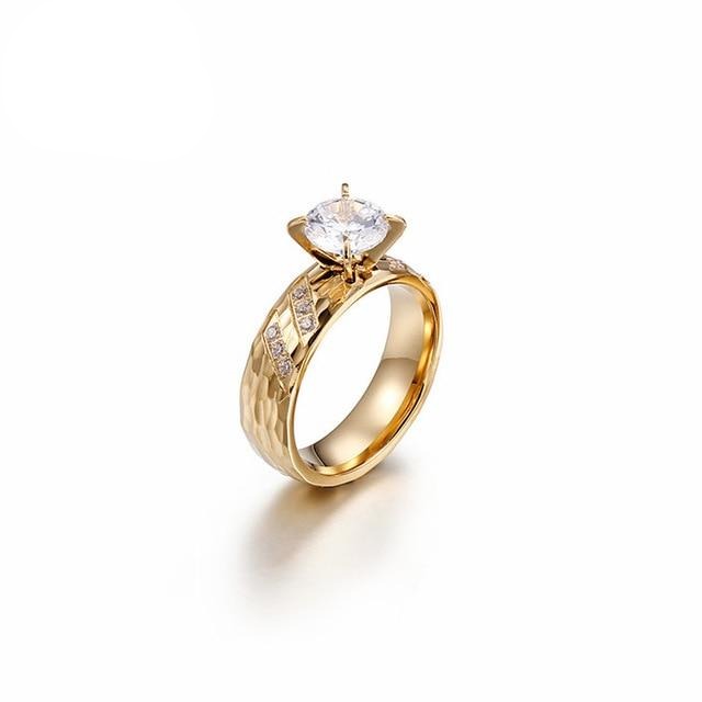 Gold Finger Engagement Rings