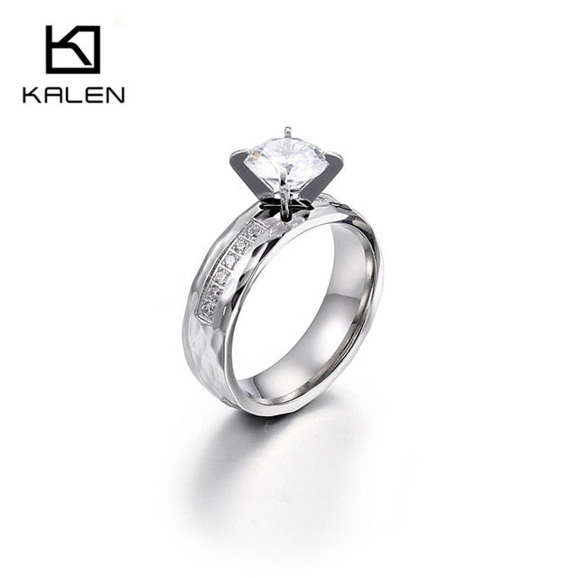 Gold Finger Engagement Rings