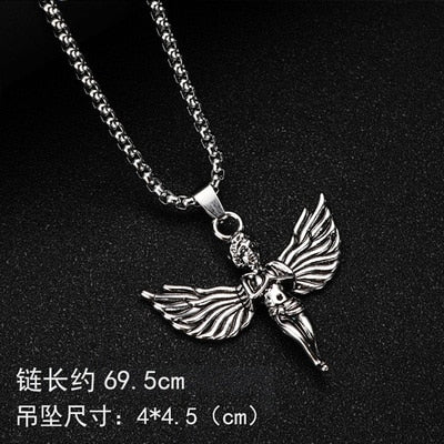 Punk Stainless Steel Fashion Long Necklace - Shopeasywear