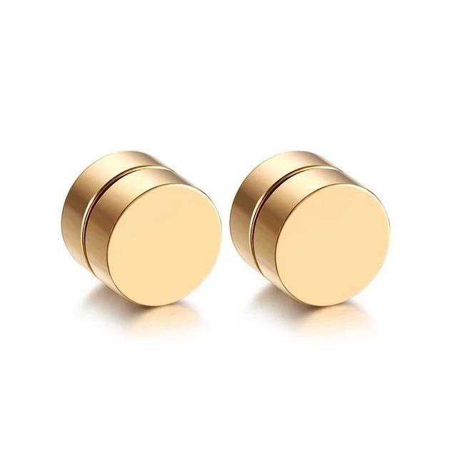 2 pcs Punk Mens Strong Magnet Magnetic Ear Stud - Shopeasywear