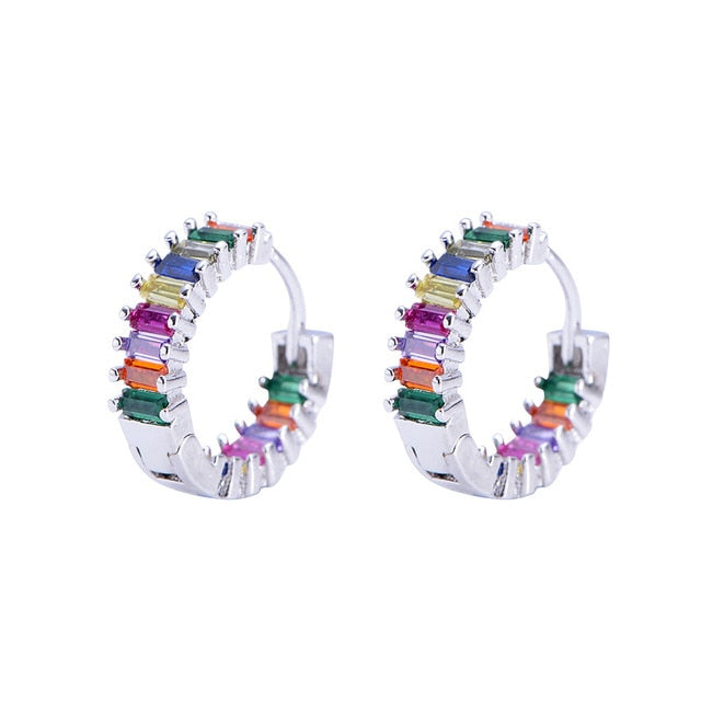 2 pcs CZ stud earring - Shopeasywear