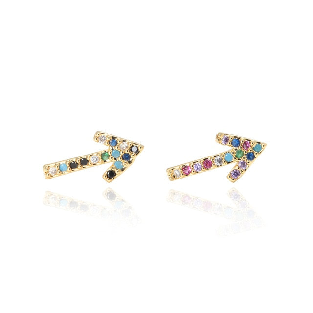 2 pcs CZ stud earring - Shopeasywear