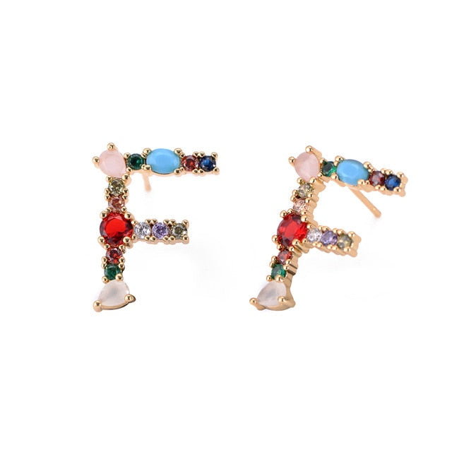 2 pcs CZ stud earring - Shopeasywear