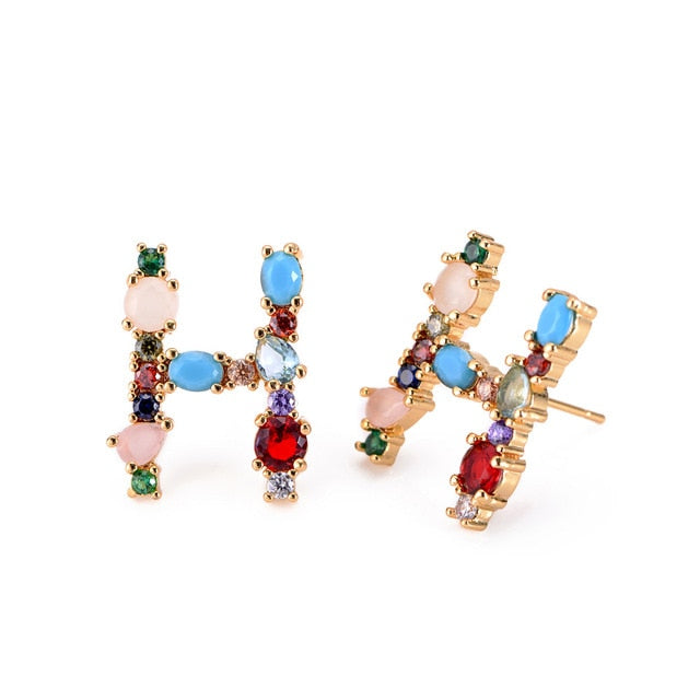 2 pcs CZ stud earring - Shopeasywear
