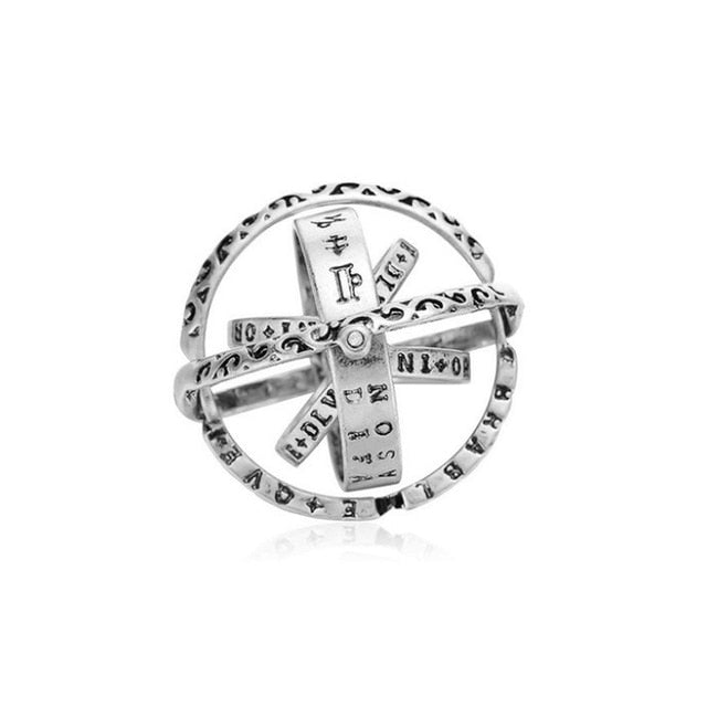 Silver Astronomical Ring for men women - Shopeasywear