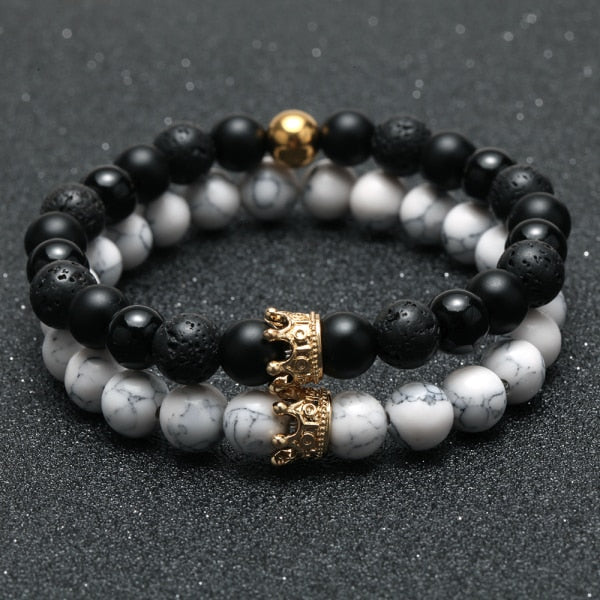 2pcs Charm paired Bracelet for Men - Shopeasywear