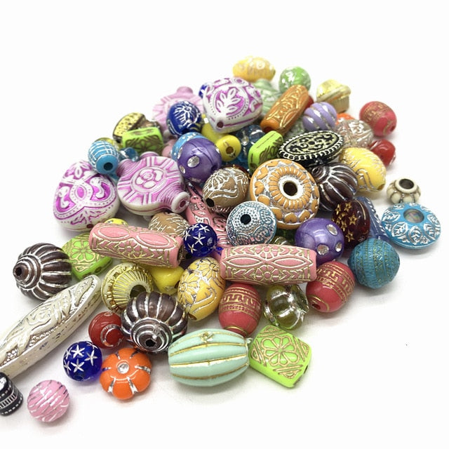 20g Acrylic mixing Beads Jewelry Making