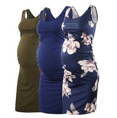 3pcs Women Pregnancy Dresses