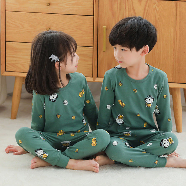 New Winter Cotton Kids Pajamas
