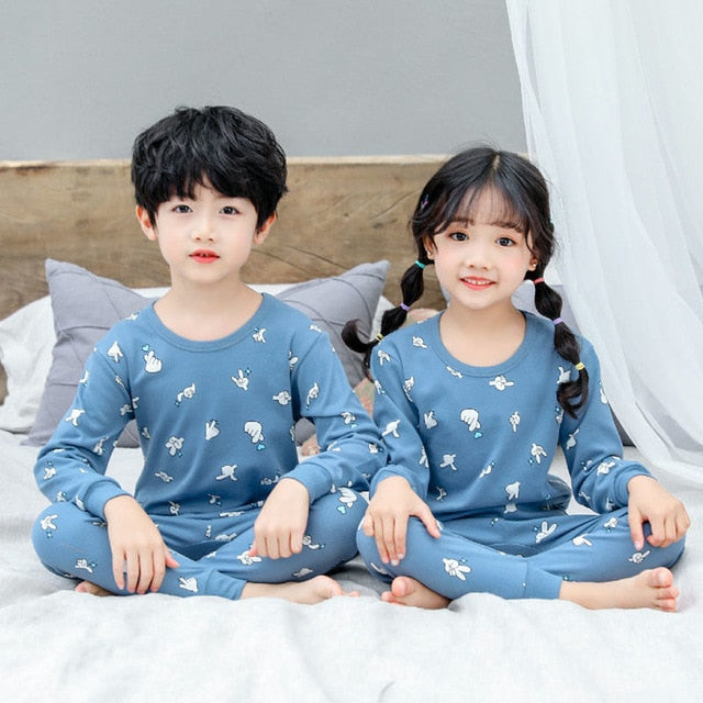 New Winter Cotton Kids Pajamas
