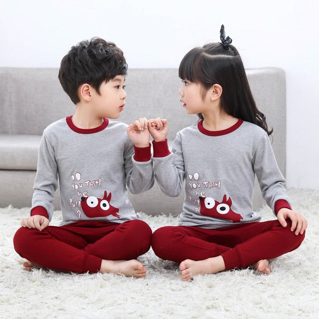 New Winter Cotton Kids Pajamas