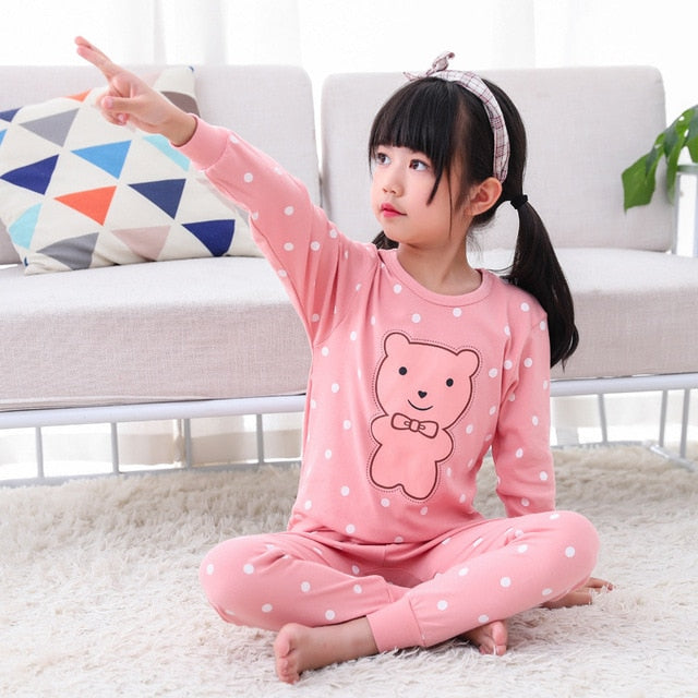 New Winter Cotton Kids Pajamas