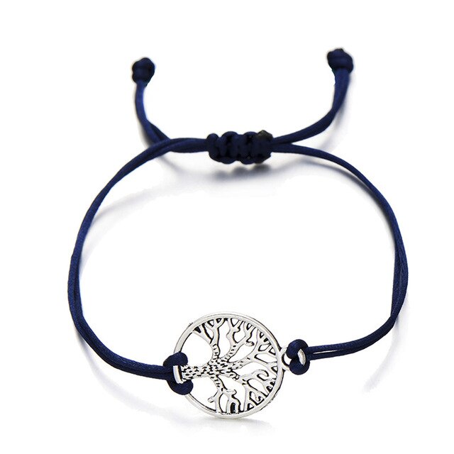 Silver Color Life Tree Charm Bracelets - Shopeasywear