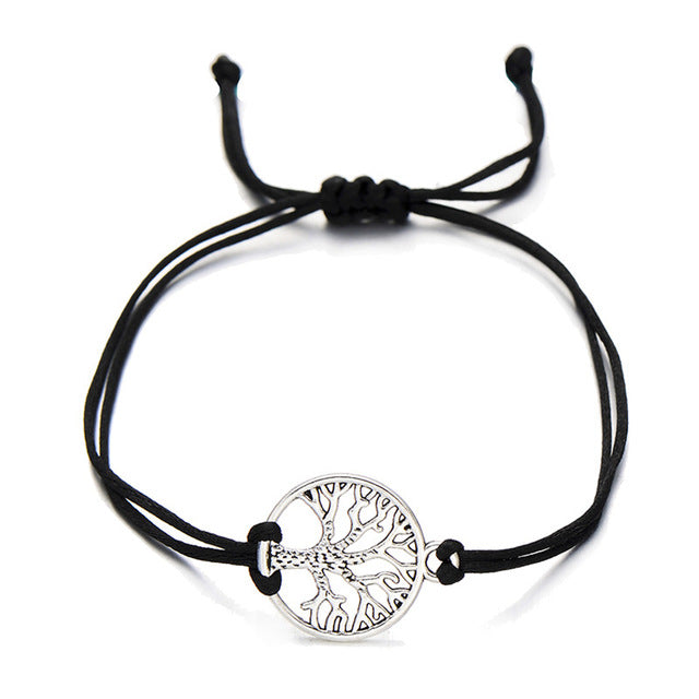 Silver Color Life Tree Charm Bracelets - Shopeasywear