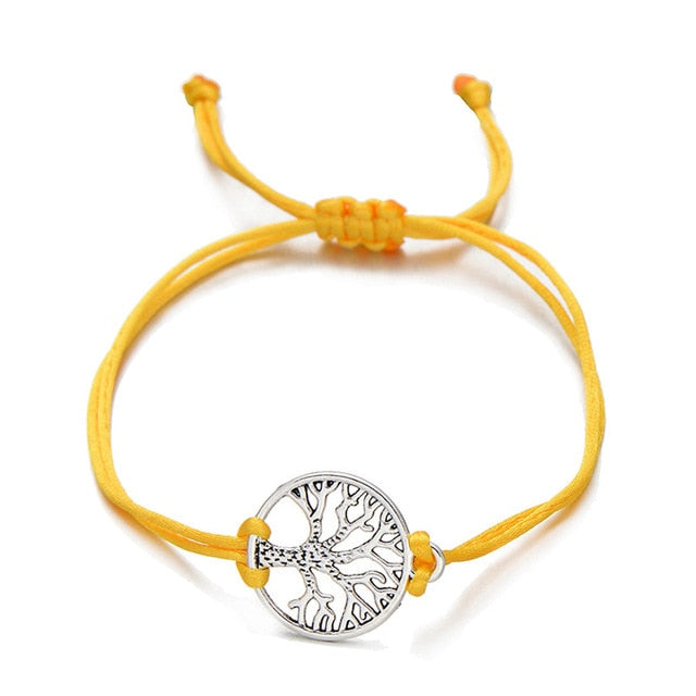 Silver Color Life Tree Charm Bracelets - Shopeasywear