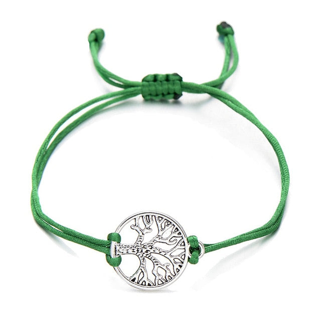 Silver Color Life Tree Charm Bracelets - Shopeasywear