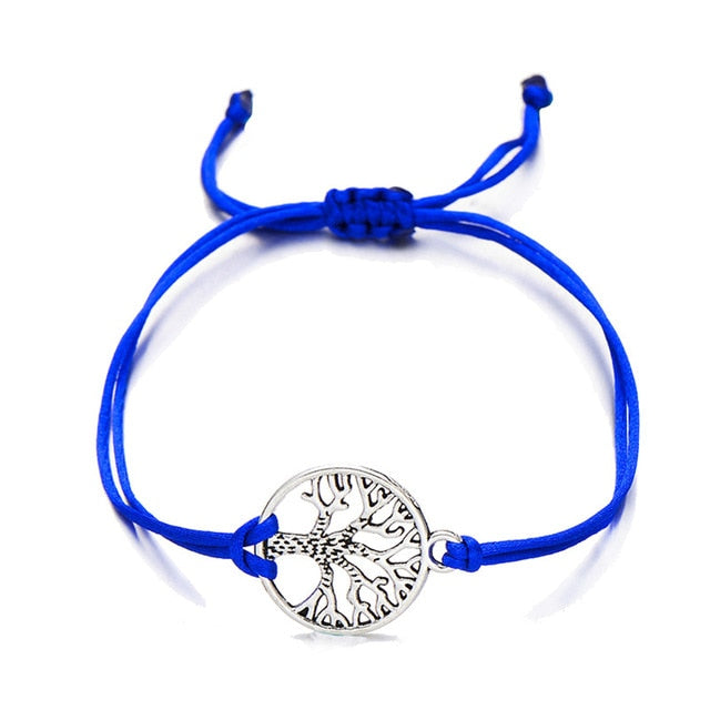 Silver Color Life Tree Charm Bracelets - Shopeasywear
