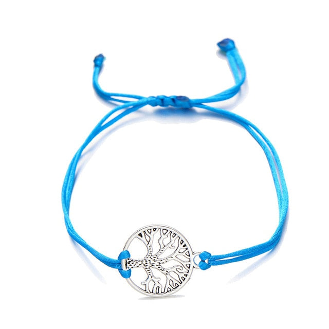 Silver Color Life Tree Charm Bracelets - Shopeasywear