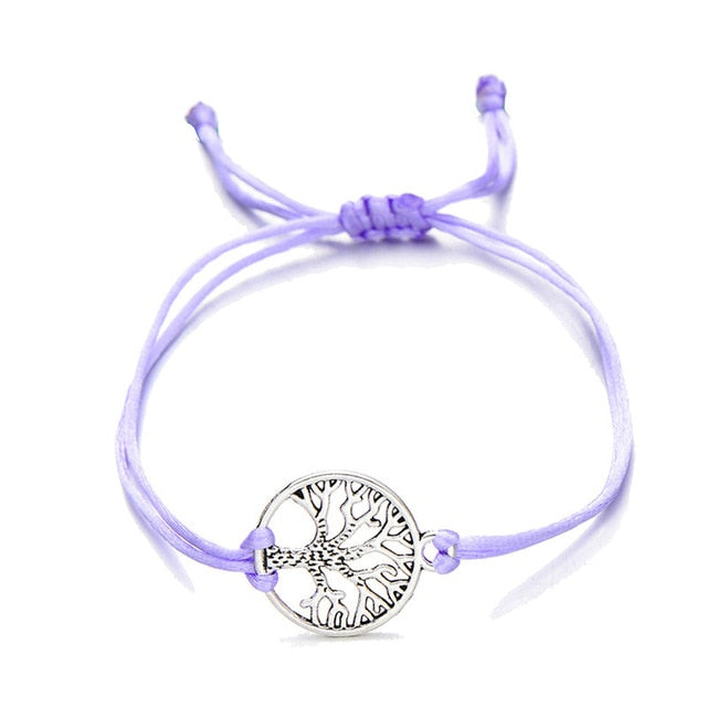 Silver Color Life Tree Charm Bracelets - Shopeasywear