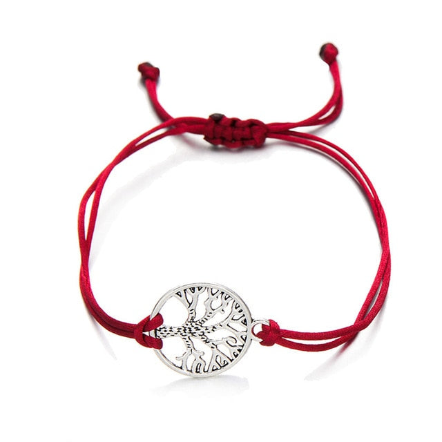Silver Color Life Tree Charm Bracelets - Shopeasywear