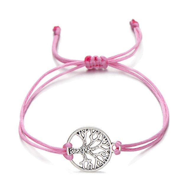 Silver Color Life Tree Charm Bracelets - Shopeasywear