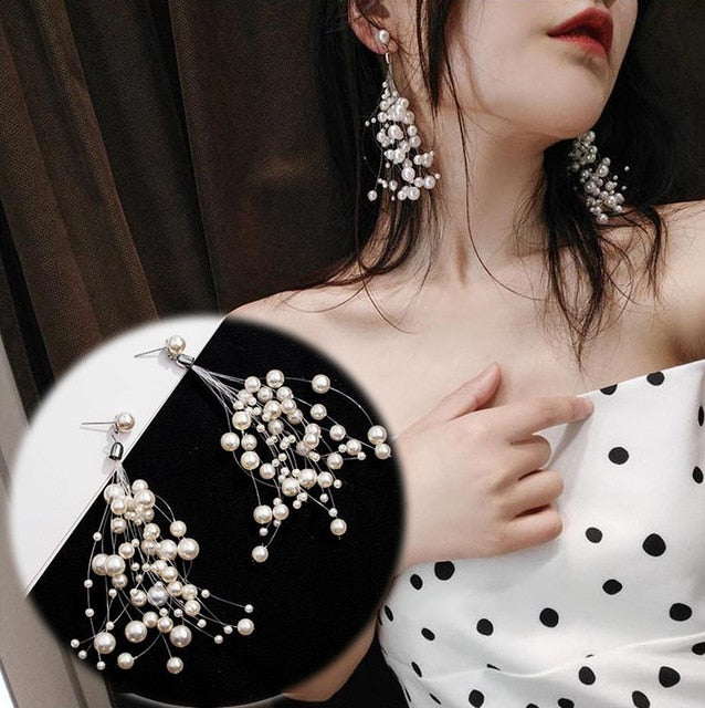 Glamour Sexy arco gota aros colgantes vintage - Shopeasywear