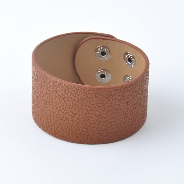 Leather Cuff Bracelet For Kids - Shopeasywear