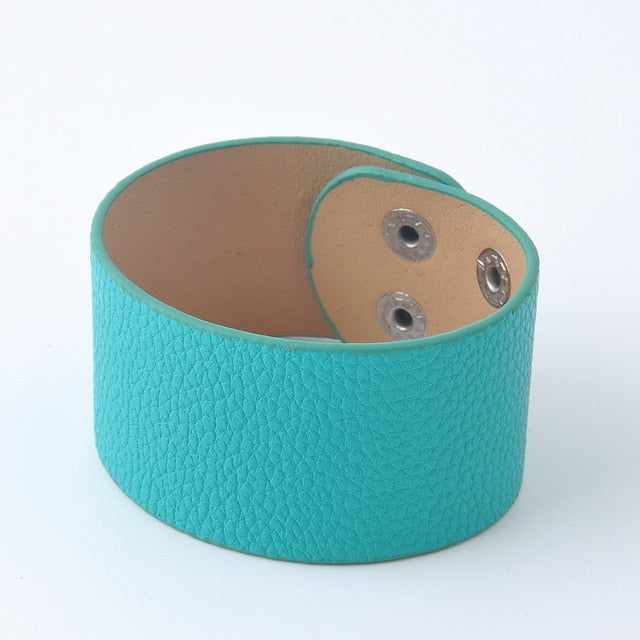 Leather Cuff Bracelet For Kids - Shopeasywear