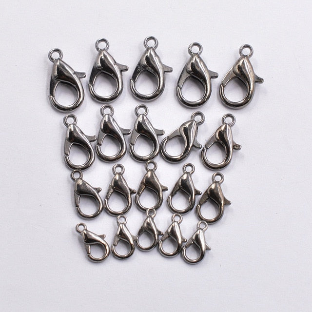 Mixed 7 Color 10/12/14/16mm Metal Lobster - Shopeasywear