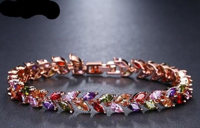 Four Colors Leaf Jewelry Bracelets