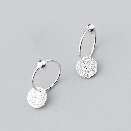 Round Bead Classic Hoop Earrings - Shopeasywear