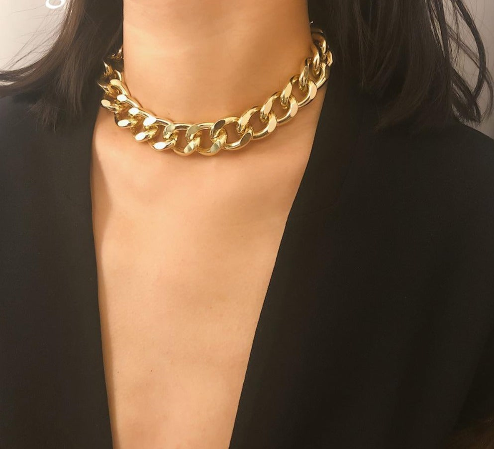 Punk Cuban Choker Necklace - Shopeasywear