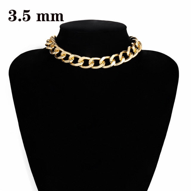 Punk Cuban Choker Necklace - Shopeasywear