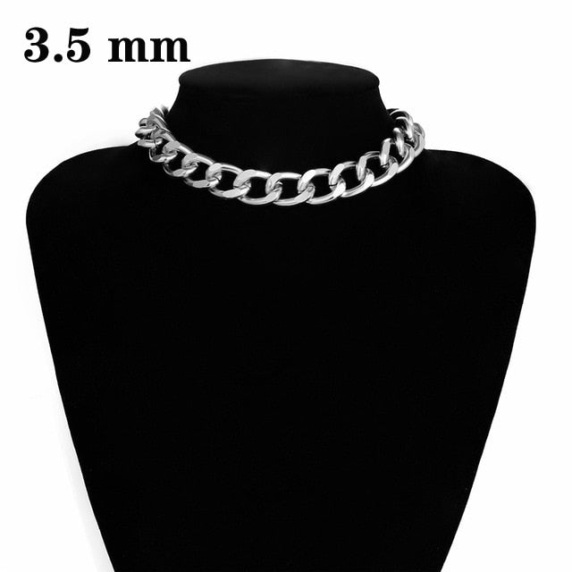 Punk Cuban Choker Necklace - Shopeasywear