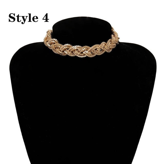 Punk Cuban Choker Necklace - Shopeasywear