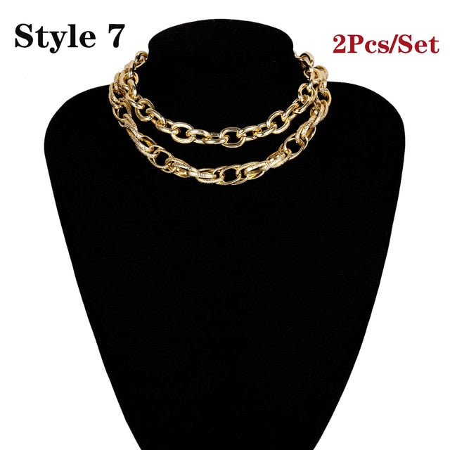 Punk Cuban Choker Necklace - Shopeasywear
