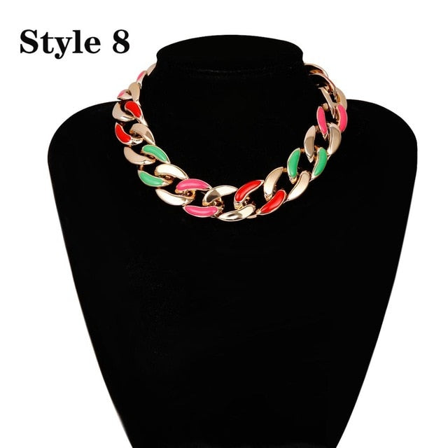 Punk Cuban Choker Necklace - Shopeasywear
