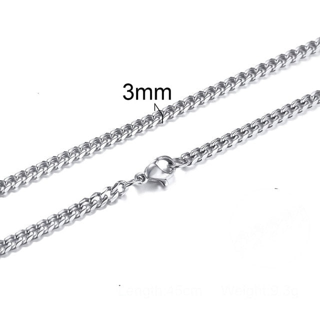 STEEL NECKLACE FOR MEN JEWELRY - Shopeasywear