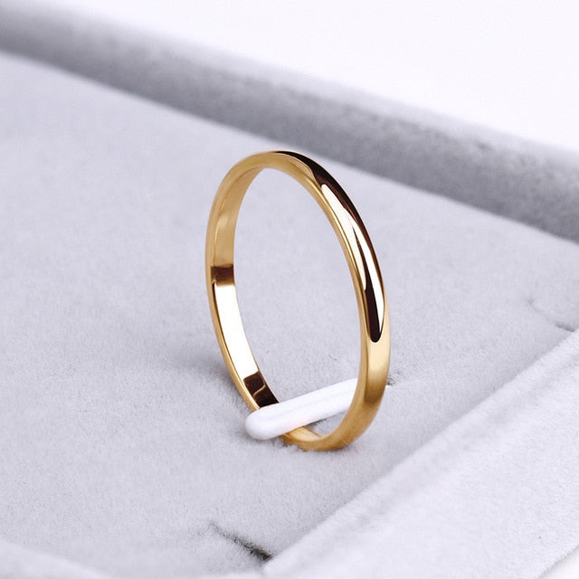 Stainless Steel Gold Rings - Shopeasywear
